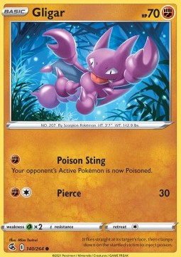 Gligar - Fusion Strike (Common) [FST-140] Imagen principal del producto