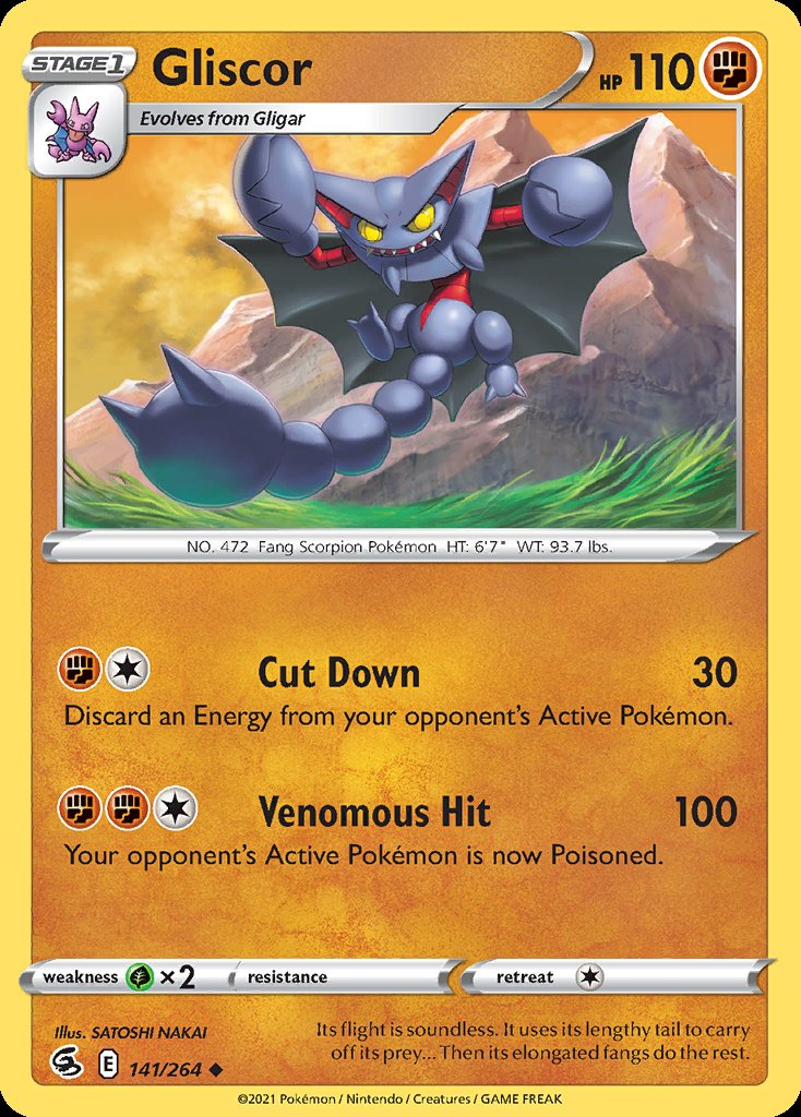 Gliscor - Fusion Strike (Uncommon) [FST-141] Imagen principal del producto