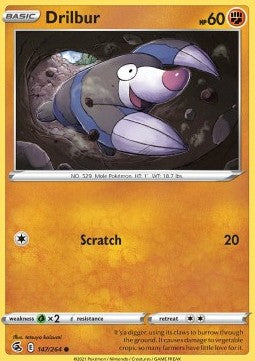 Drilbur - Fusion Strike (Common) [FST-147] Hover Image