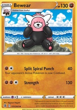 Bewear - Fusion Strike (Uncommon) [FST-151] Hauptbild