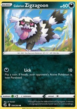 Galarian Zigzagoon - Fusion Strike (Common) [FST-159] Main image