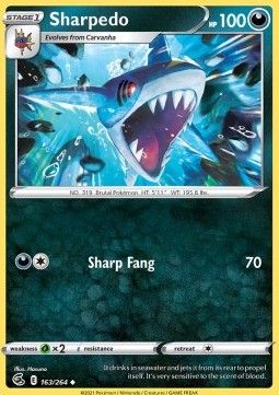 Sharpedo - Fusion Strike (Uncommon) [FST-163] Hover Image