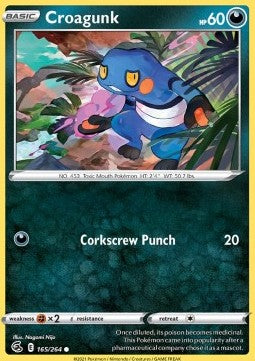 Croagunk - Fusion Strike (Common) [FST-165] Main image