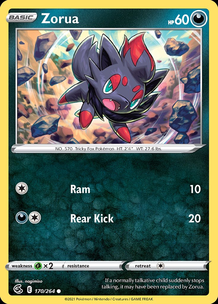 Zorua - Fusion Strike (Common) [FST-170] Immagine principale del prodotto