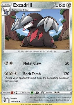 Excadrill - Fusion Strike (Uncommon) [FST-183] Hoofdafbeelding