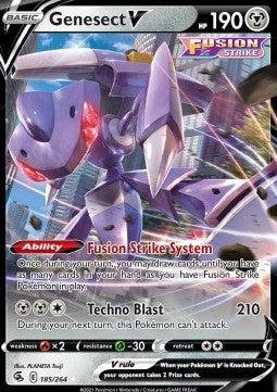 Genesect V - Fusion Strike (Ultra Rare) [FST-185]