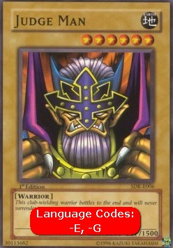Judge Man (V.1 - Common) - Starter Deck: Kaiba (Common) [SDK-006] Imagen principal del producto
