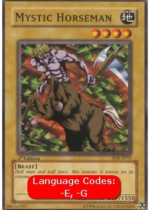 Mystic Horseman — Starter Deck: Kaiba (SDK-011) Yu-Gi-Oh! card Hauptbild
