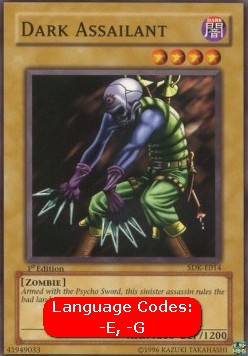 Dark Assailant (V.1 - Common) - Starter Deck: Kaiba (Common) [SDK-014] Immagine principale del prodotto