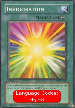 Invigoration (V.1 - Common) - Starter Deck: Kaiba (Common) [SDK-020] Hover Image