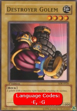 Destroyer Golem (V.1 - Common) - Starter Deck: Kaiba (Common) [SDK-026] Immagine principale del prodotto