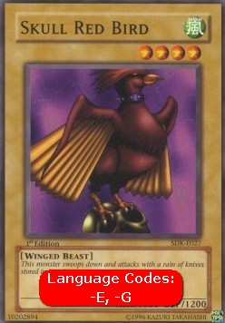 Skull Red Bird (V.1 - Common) - Starter Deck: Kaiba (Common) [SDK-027] Hauptbild
