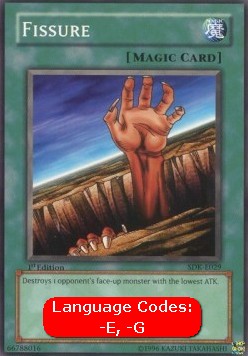 Fissure (V.1 - Common) - Starter Deck: Kaiba (Common) [SDK-029] Immagine principale del prodotto