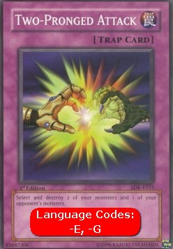 Two-Pronged Attack (V.1 - Common) - Starter Deck: Kaiba (Common) [SDK-031] Immagine principale del prodotto