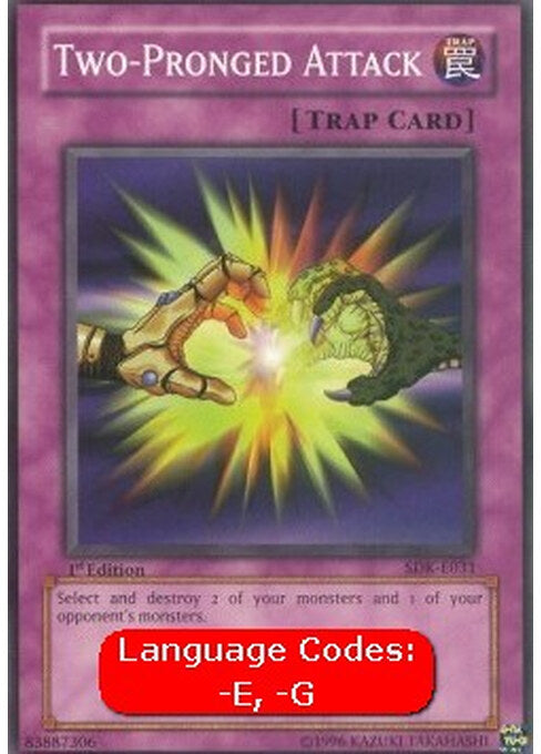 Two-Pronged Attack — Starter Deck: Kaiba (SDK-031) Yu-Gi-Oh! card Immagine principale del prodotto