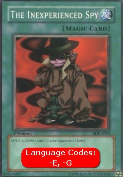 The Inexperienced Spy (V.1 - Common) - Starter Deck: Kaiba (Common) [SDK-034] Hauptbild