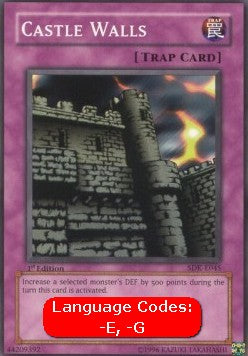 Castle Walls (V.1 - Common) - Starter Deck: Kaiba (Common) [SDK-045]