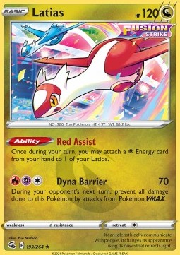 Latias - Fusion Strike (Rare) [FST-193] Main image