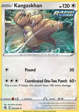 Kangaskhan - Fusion Strike (Rare) [FST-204] Imagen principal del producto