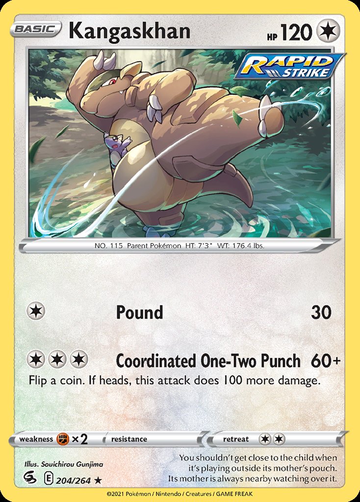 Kangaskhan - Fusion Strike (Rare) [FST-204] Imagen principal del producto
