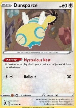 Dunsparce - Fusion Strike (Uncommon) [FST-207] Hover Image