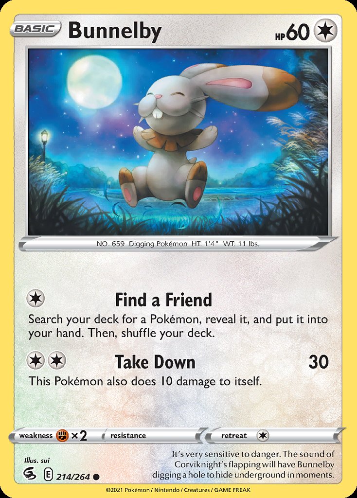 Bunnelby - Fusion Strike (Common) [FST-214] Hauptbild