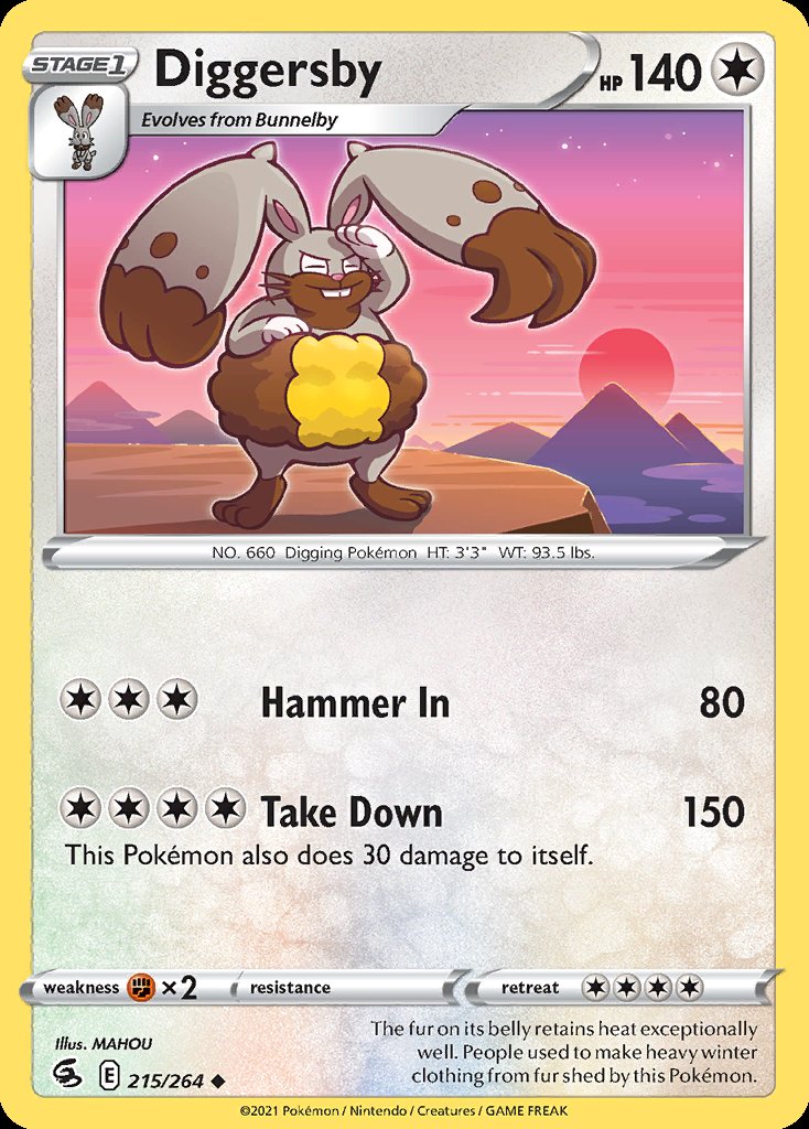 Diggersby - Fusion Strike (Uncommon) [FST-215] Immagine principale del prodotto
