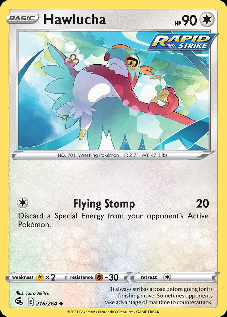 Hawlucha - Fusion Strike (Uncommon) [FST-216] Imagen principal del producto