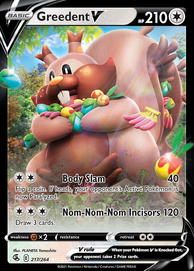 Greedent V - Fusion Strike (Ultra Rare) [FST-217] Immagine principale del prodotto