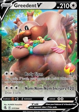 Greedent V - Fusion Strike (Ultra Rare) [FST-217]