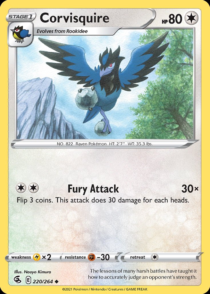 Corvisquire - Fusion Strike (Uncommon) [FST-220] Immagine principale del prodotto