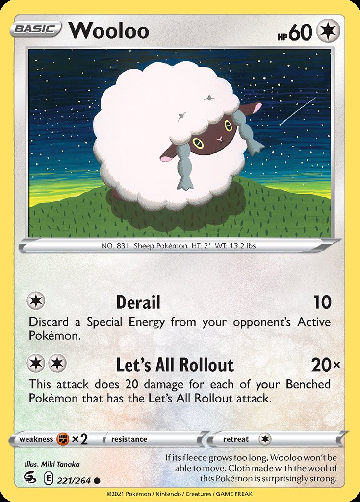 Wooloo - Fusion Strike (Common) [FST-221] Imagen principal del producto