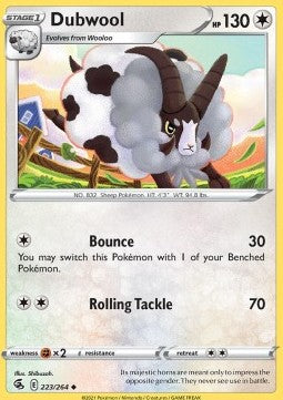 Dubwool - Fusion Strike (Uncommon) [FST-223] Imagen principal del producto