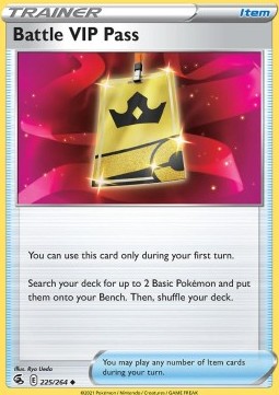 Battle VIP Pass - Fusion Strike (Uncommon) [FST-225] Hover Image