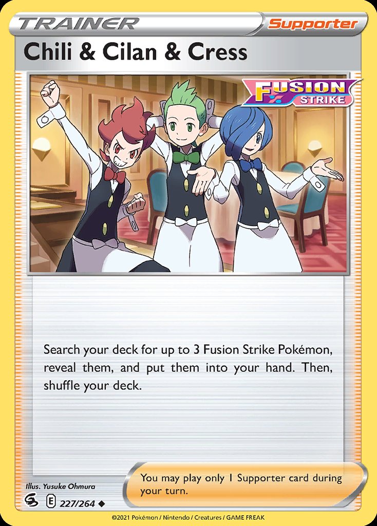 Chili & Cilan & Cress - Fusion Strike (Uncommon) [FST-227] Hoofdafbeelding