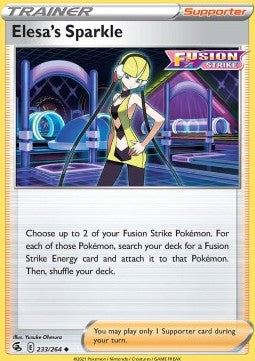 Elesa's Sparkle - Fusion Strike (Uncommon) [FST-233] Imagen principal del producto