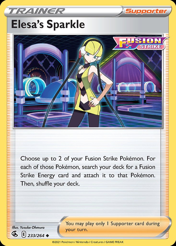 Elesa's Sparkle - Fusion Strike (Uncommon) [FST-233] Hoofdafbeelding