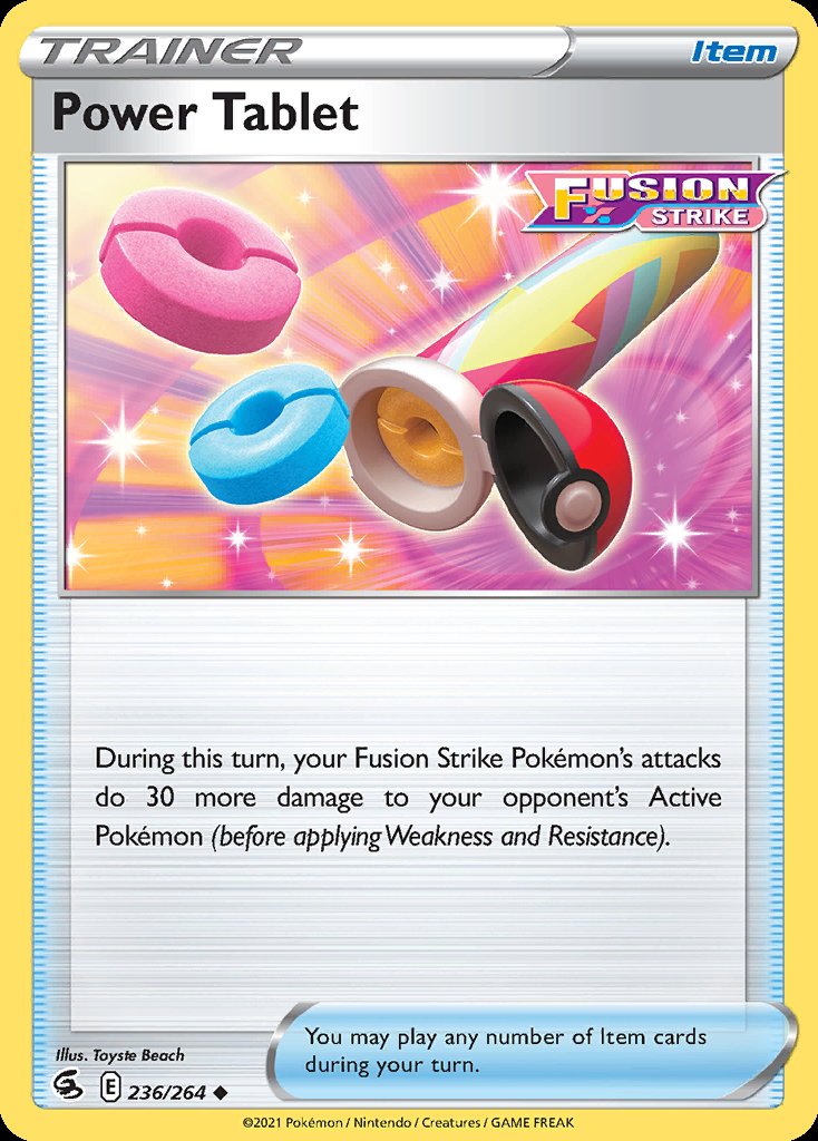 Power Tablet - Fusion Strike (Uncommon) [FST-236] Imagen principal del producto