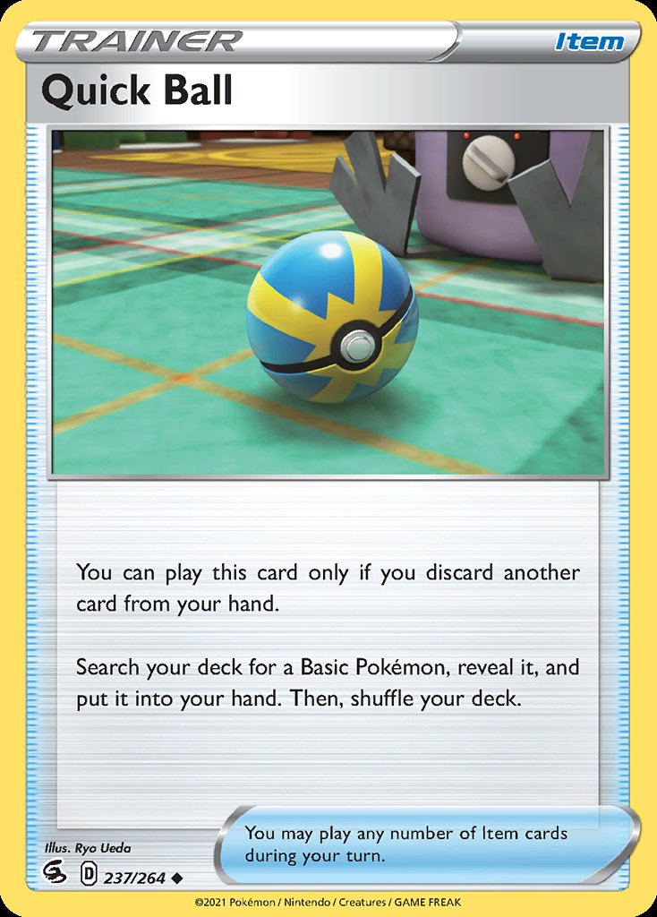 Quick Ball - Fusion Strike (Uncommon) [FST-237] Hoofdafbeelding
