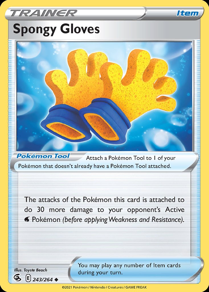 Spongy Gloves - Fusion Strike (Uncommon) [FST-243] Immagine principale del prodotto
