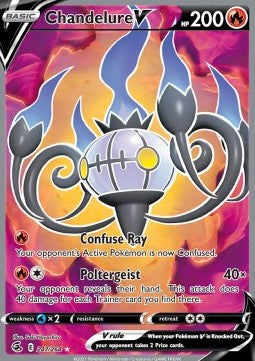 Chandelure V - Fusion Strike (Ultra Rare) [FST-247] Hover Image