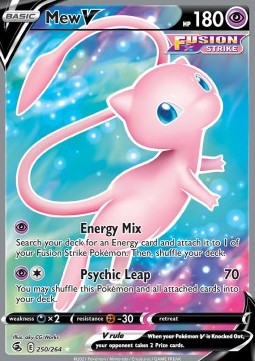 Mew V - Fusion Strike (Ultra Rare) [FST-250]