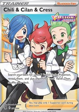 Chili & Cilan & Cress - Fusion Strike (Ultra Rare) [FST-258] Hover Image