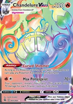 Chandelure VMAX - Fusion Strike (Secret Rare) [FST-265] Main image