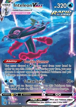 Inteleon VMAX - Fusion Strike (Secret Rare) [FST-266] Hover Image