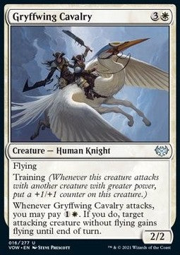 Gryffwing Cavalry - Innistrad: Crimson Vow (Uncommon) [VOW-16] Imagen principal del producto