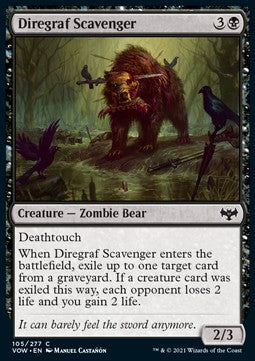 Diregraf Scavenger - Innistrad: Crimson Vow (Common) [VOW-105] Imagen principal del producto