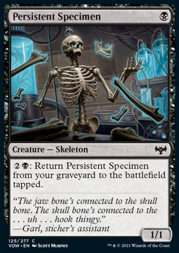 Persistent Specimen - Innistrad: Crimson Vow (Common) [VOW-125] Imagen principal del producto