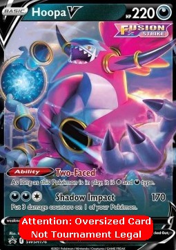 Hoopa V - SWSH Black Star Promos (Oversized) [SWSH-176] Imagen principal del producto