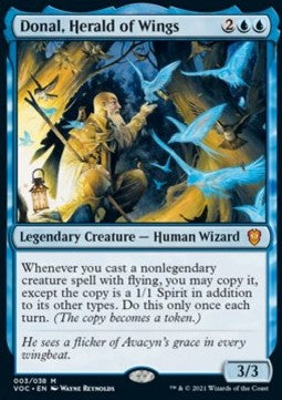 Donal, Herald of Wings (V.1) - Commander: Innistrad: Crimson Vow (Mythic) [VOC-3] Main image